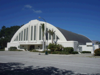 Image of the city of Sarasota’s Municipal Auditorium