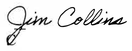 Signature of Jim Collins.