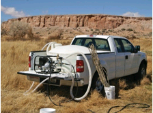 Photo of a Water tank with pump